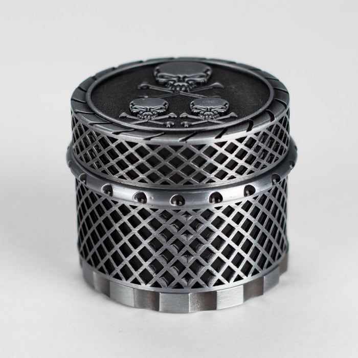 Iron Mesh Skull Grinder 4pts Box of 6 Herb Grinder JJ Distribution