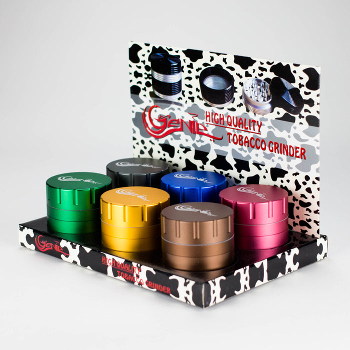 Genie | Aluminium 4pts Grinder Box of 6 Herb Grinder JJ Distribution