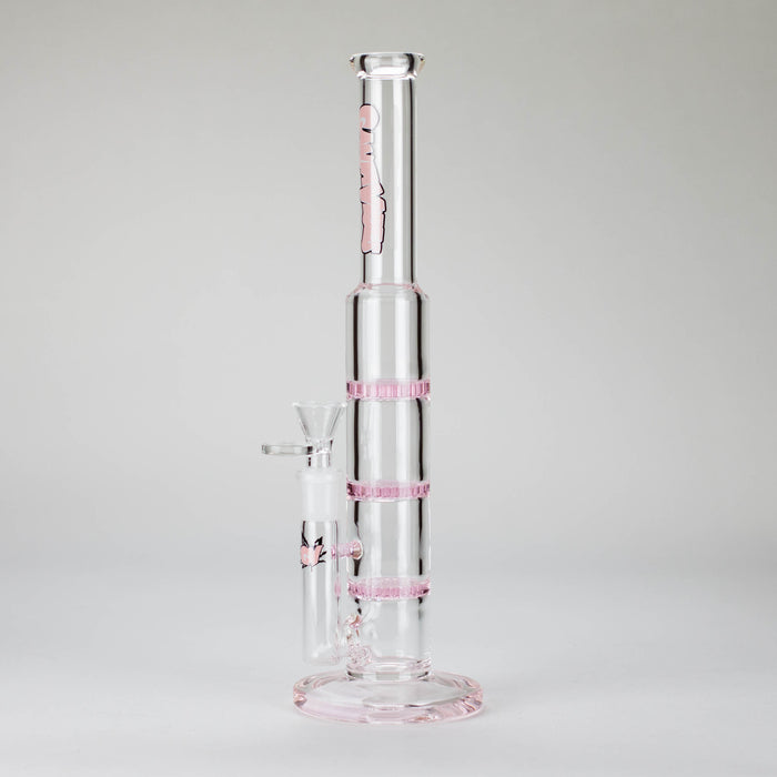 Ganjavibes | 11" Triple Honeycomb Percolator Glass Bong