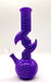 9.5" Zig-zag Designed Bong - Assorted Color [PIP651] Glass Bong NIBO Distribution