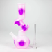 9.5" Flower Designed Bong - Assorted Color [PIP651] Glass Bong NIBO Distribution