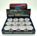 Engraved Hemp Leaf Grinder 52mm 3parts Box of 12 [GRI036] Display Pack NIBO Distribution