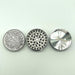 Engraved Hemp Leaf Grinder 52mm 3parts Box of 12 [GRI036] Display Pack NIBO Distribution