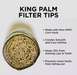 King Palm | Irish Cream 5 Mini Hand-Rolled with flavor tips Pack of 15 [SMK982] Leaf Wrap NIBO Distribution
