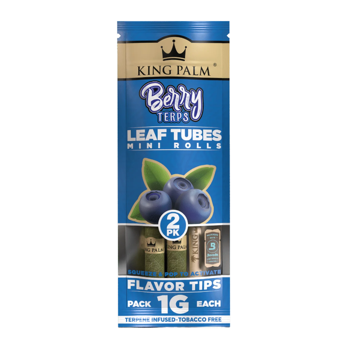 King Palm Mini Hand-Rolled with flavor tips - 20 pouches Display [SMK983]_6
