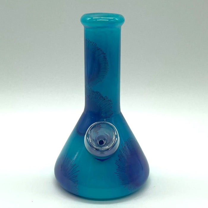 6" Glass Bong - Assorted Color [PIP560] Bongs NIBO Distribution