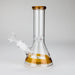8" Glass Beaker Bong [PIP507] Bongs NIBO Distribution Amber