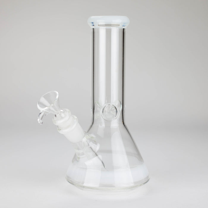 8" Glass Beaker Bong [PIP507] Bongs NIBO Distribution White
