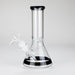 8" Glass Beaker Bong [PIP507] Bongs NIBO Distribution Black