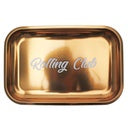 Rolling Club | Metal Rolling Tray - Medium ROLLING ACCESSORIES Maq Distributors Gold