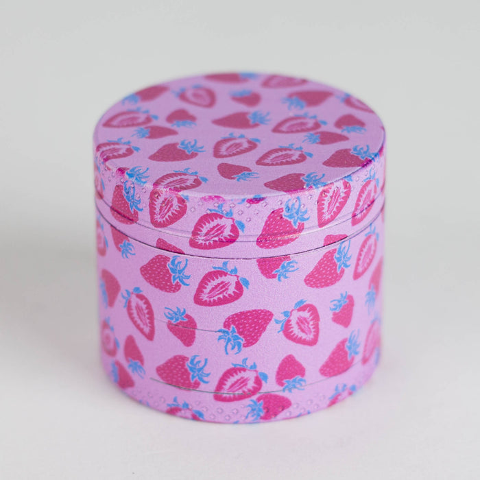 1.5" Metal Grinder 4 Layers with Fruit Design Box of 12