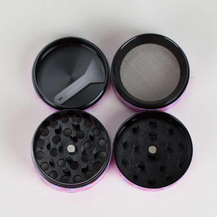 1.5" Metal Grinder 4 Layers with Fruit Design Box of 12