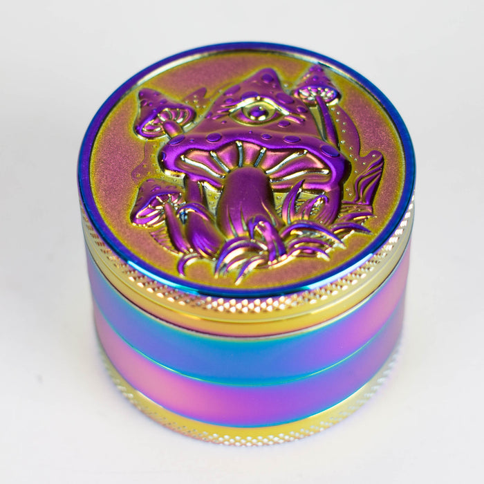 2" Metal Grinder 4 Layers with Mushroom Design Box of 12