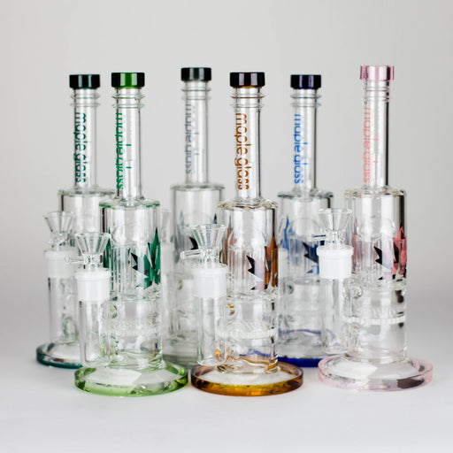 Maple Glass | 12" Honey Comb With Tree Percolator And Splash Guard Bong Bongs Maple Craft Inc