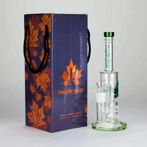 Maple Glass | 12" Honey Comb With Tree Percolator And Splash Guard Bong Bongs Maple Craft Inc