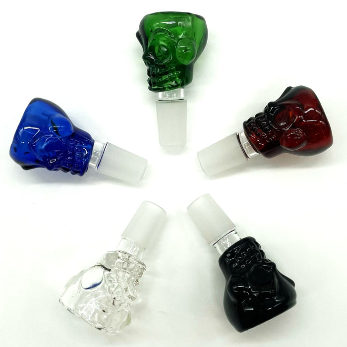 18mm Skull Crystal Bowl Pack of 2 pieces [PIP491] Bowl · Banger · Oil Burner NIBO Distribution