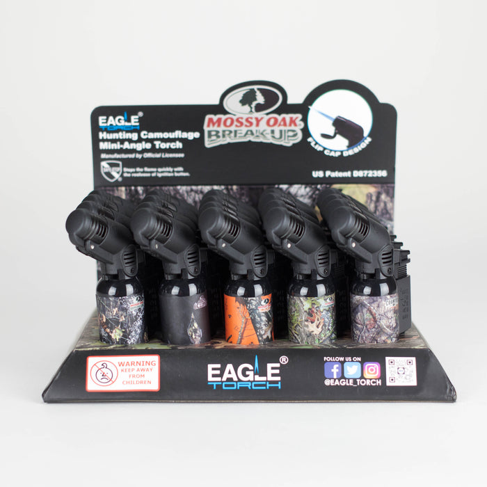 Eagle Torch | MOSSY OAK Break-up Mini-Angle Torch lighter Box of 20 [PT116MOK]