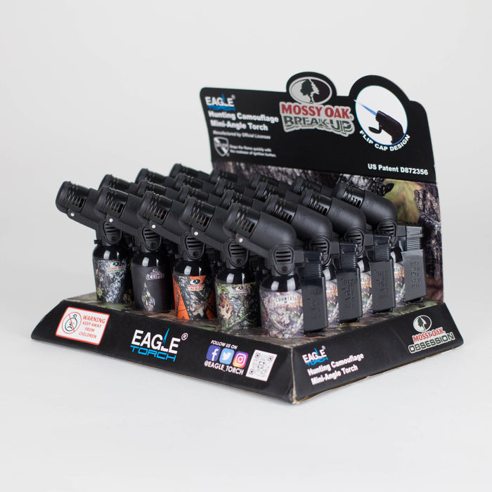 Eagle Torch | MOSSY OAK Break-up Mini-Angle Torch lighter Box of 20 [PT116MOK]