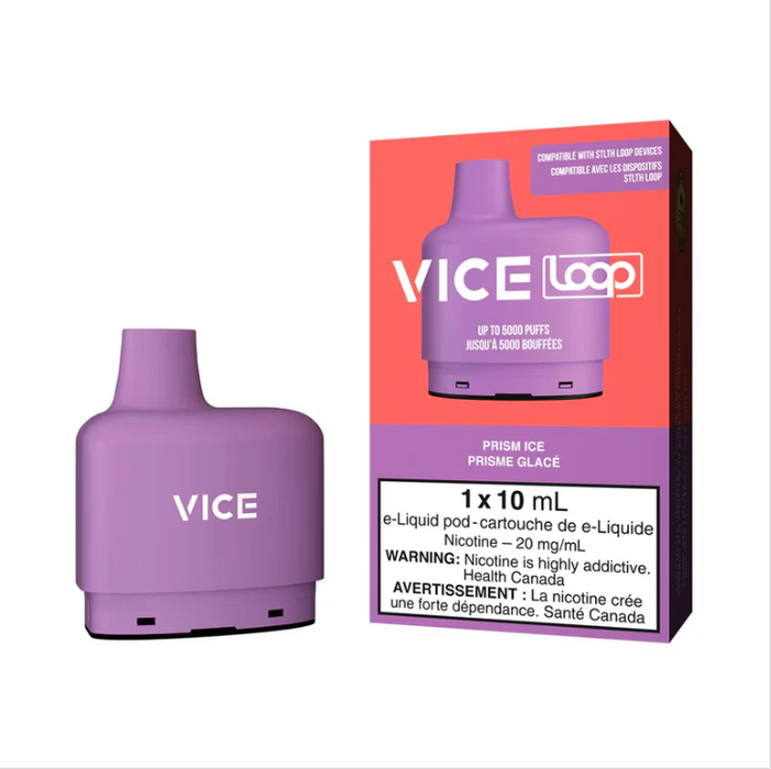 VICE | LOOP PODS Vape + LOOP 2 Device 1 Pack Free Disposable Vape Smokevape PRISM ICE