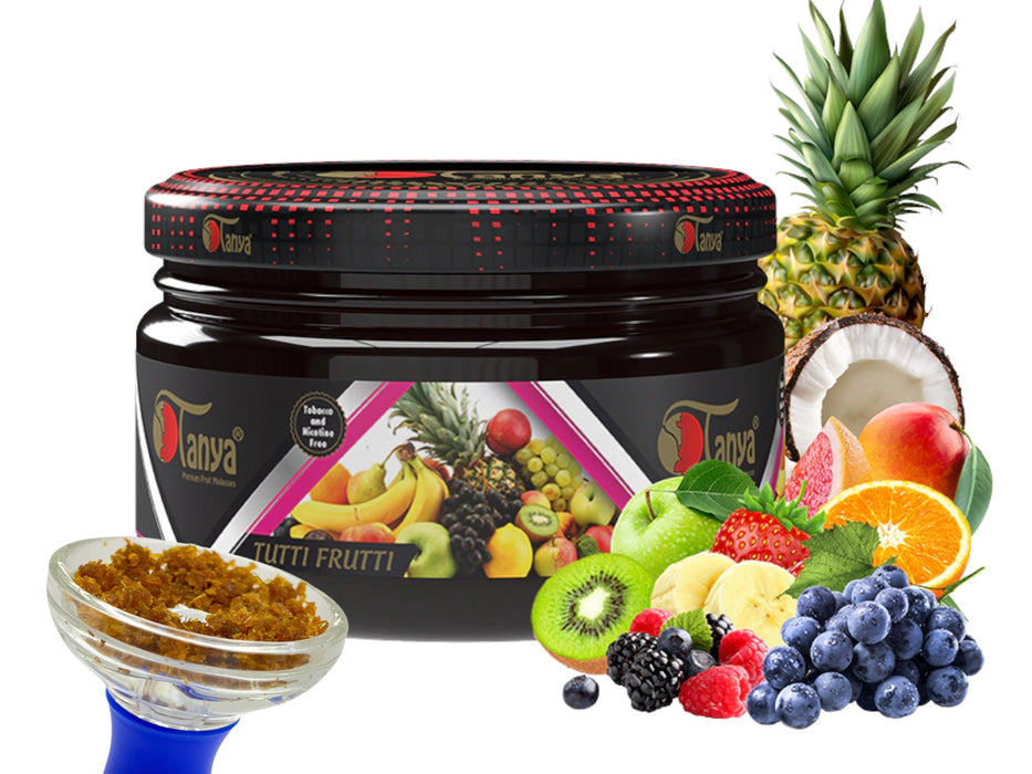 TANYA HOOKAH FLAVOR 250G CAN ZERO NICOTINE- ZERO TOBACCO Hookah Accessories Jatiimports LLC TUTTI