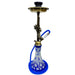 Zebra | 21" Smoke Wild West Gun Single Hose Hookah Hookah Jatiimports LLC Blue