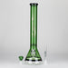 Genie | 18" 7 mm color-tube and clear-bottom beaker water bong [GE3110] Beaker Bong ONE