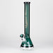 Genie | 18" 7 mm color-tube and clear-bottom beaker water bong [GE3110] Beaker Bong ONE Teal