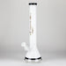 Genie | 18" 7 mm color-tube and clear-bottom beaker water bong [GE3110] Beaker Bong ONE White