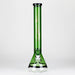 Genie | 18" 7 mm color-tube and clear-bottom beaker water bong [GE3110] Beaker Bong ONE
