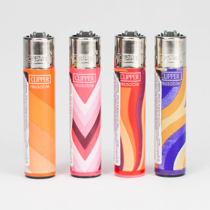 CLIPPER | "Warm Pattern" Classic Display of 48 Lighters ONE