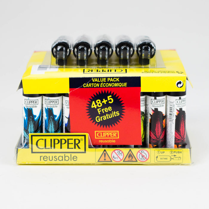 CLIPPER | ARTISTIC LEAVES DESIGN Display of 48+5 Lighter ONE