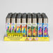 CLIPPER | Leaves Explosion DESIGN Display of 48 Lighters ONE