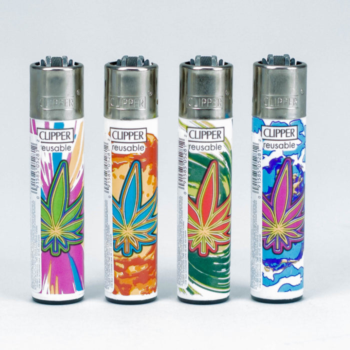 CLIPPER | Leaves Explosion DESIGN Display of 48 Lighters ONE