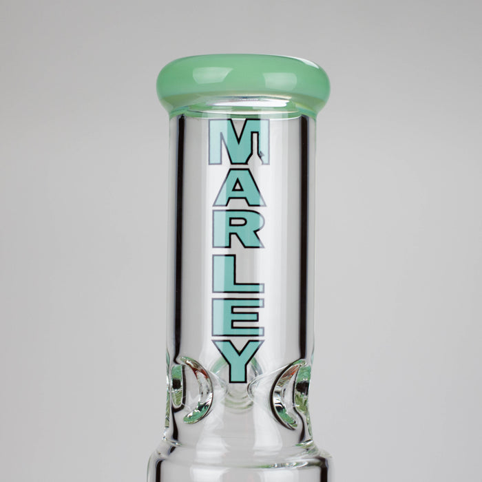 Marley | 20" 7mm Triple Flow Glass Beaker Bong [6521] Glass Bong Smoking Cat Distribution