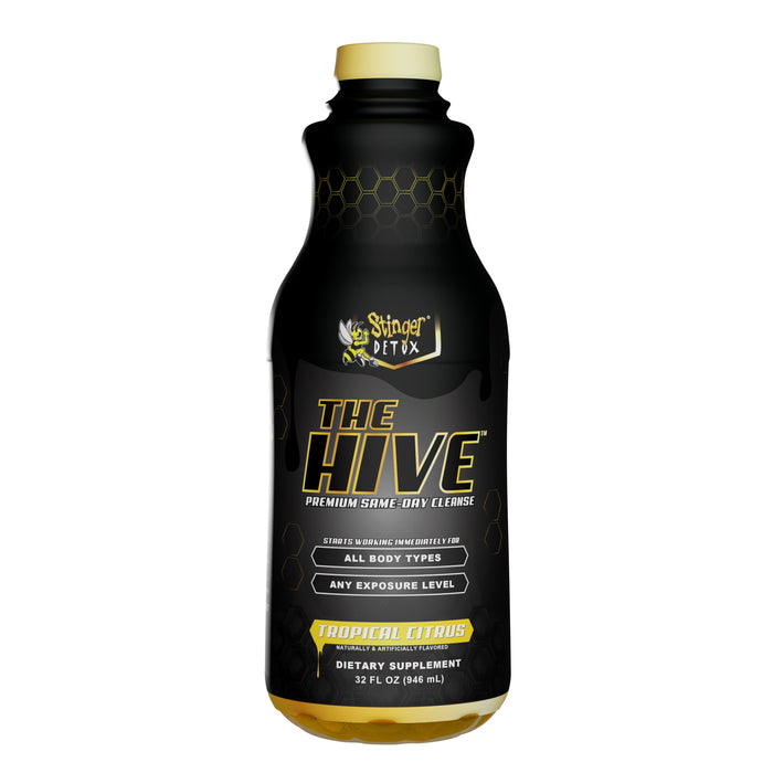 Stinger Detox | The HIVE Premium Same-Day Cleanse - Tropical Citrus Flavor - 32 FL OZ Detox Desert Depot
