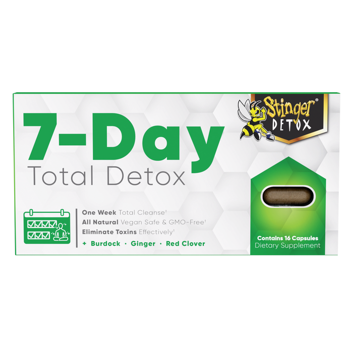 Stinger Detox | 7-Day Total Detox Permanent Cleanser Capsules Detox Desert Depot