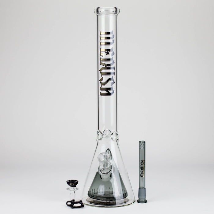Medusa | 18" Glass Beaker Bong with Cone Perc Glass Bong Small Biz Distributors