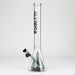 Medusa | 18" Glass Beaker Bong with Cone Perc Glass Bong Small Biz Distributors Black