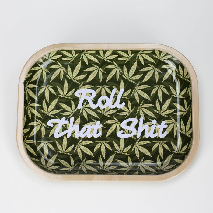Novelty Metal Rolling Trays -Small ROLLING ACCESSORIES Smoking Cat Distribution Roll That shit