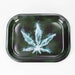 Novelty Metal Rolling Trays -Small ROLLING ACCESSORIES Smoking Cat Distribution Ghost Leaf