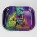 Novelty Metal Rolling Trays -Small ROLLING ACCESSORIES Smoking Cat Distribution Acid Yoda