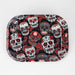 Novelty Metal Rolling Trays -Small ROLLING ACCESSORIES Smoking Cat Distribution Mexican skulls