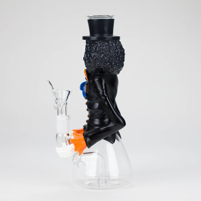 8.5" Vinyl Skeletonwater pipe [YS-742] Resin · Silicone · Plastic Bong JJ Distribution