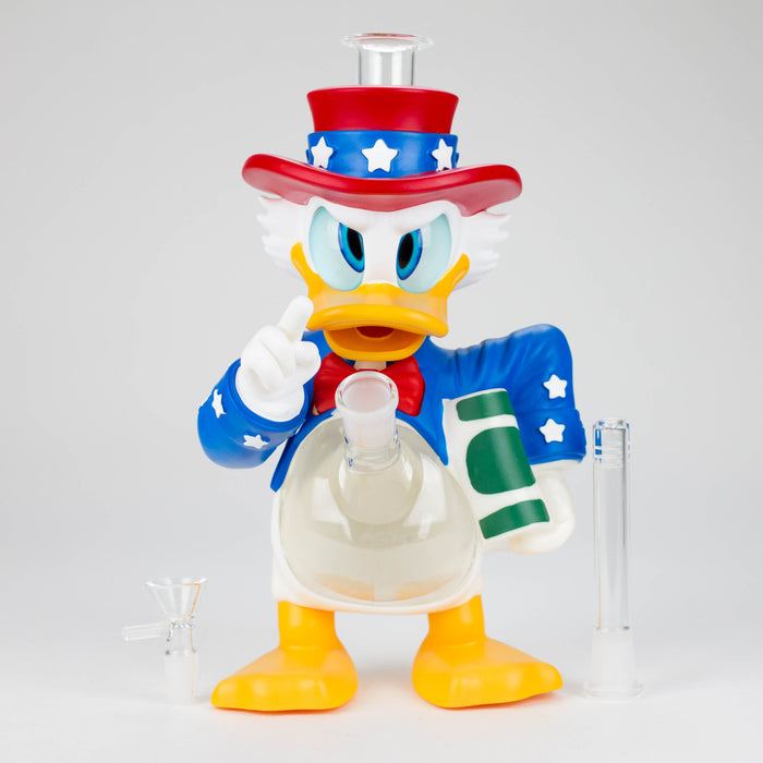 10.5" Vinyl Duck water pipe Resin · Silicone · Plastic Bong JJ Distribution