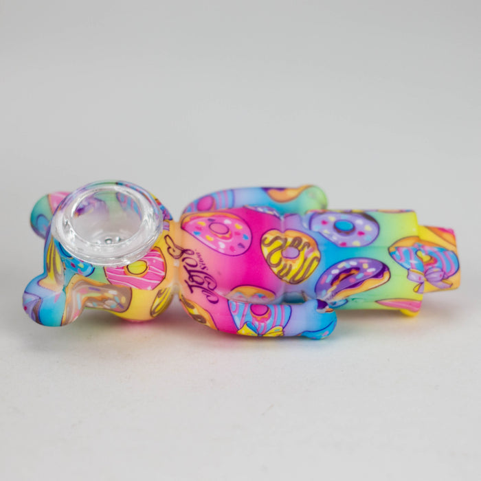 4" Gloomy Bear Hand Pipe [YS-354] Silicone Pipe JJ Distribution