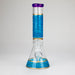 12" Printed beaker glass water bong-Assorted Beaker Bong Bongzie Smokes