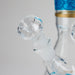 12" Printed beaker glass water bong-Assorted Beaker Bong Bongzie Smokes