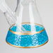 12" Printed beaker glass water bong-Assorted Beaker Bong Bongzie Smokes