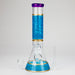 12" Printed beaker glass water bong-Assorted Beaker Bong Bongzie Smokes