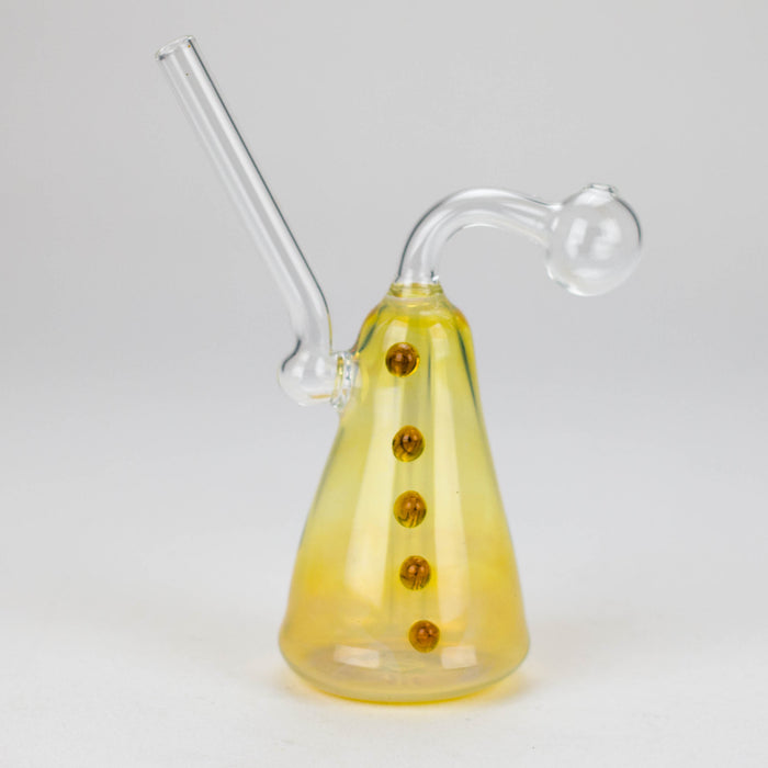 7" Gold Snooper oil burner Rig Bongzie Smokes
